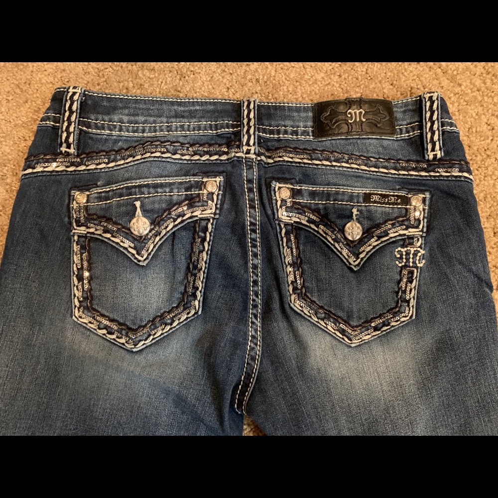 Miss Me Mid-Rise Slim Boot jeans